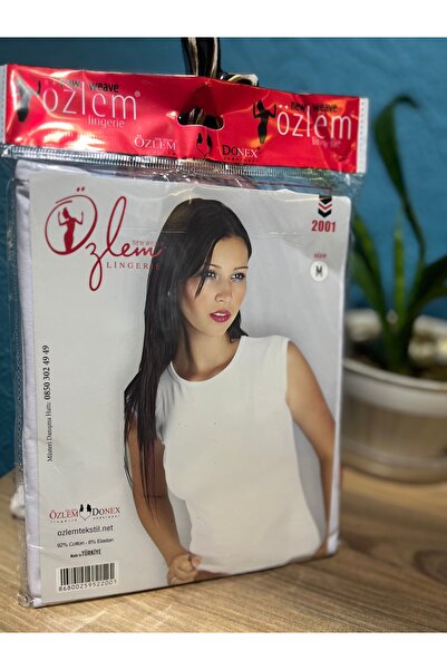 Özlem Women's Zero Sleeve Tank Top Bodysuit