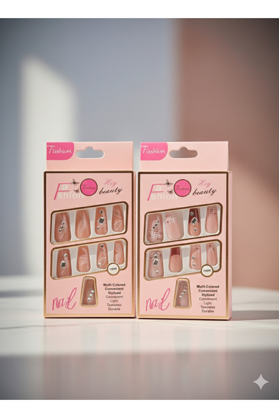 burjalmodah أظافر جاهزة بتصاميم عصرية – سريعة التركيب وراحة طوال اليوم