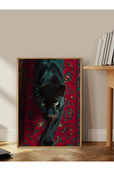 Tuba Decor Tablo dintr-o singură bucată cu rame din lemn pentru sufragerie, s...