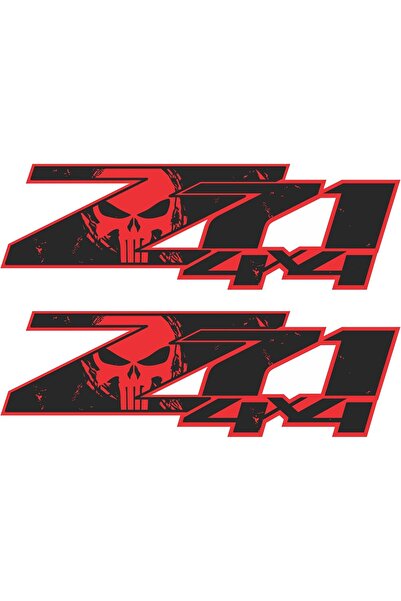 Emoda home Trove ملصقات Z71 للطرق الوعرة لشيفروليه سيلفرادو (12.7 × 33 سم) مل...