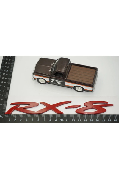 EDEXPORT Mazda RX-8 Kırmızı ABS Bagaj Yazı Logo Arma
