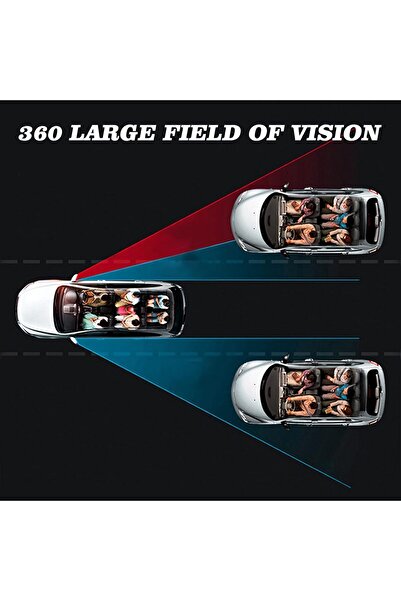 AZONEE 2 Pcs Blind Spot Mirrors HD Glass Adjustable Universal Wide Angle Rear View Mirror