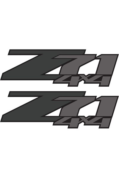 Emoda home Trove ملصقات Z71 4x4 لشاحنات شيفروليه (38.1 × 12.7 سم) ملصقات جانب...