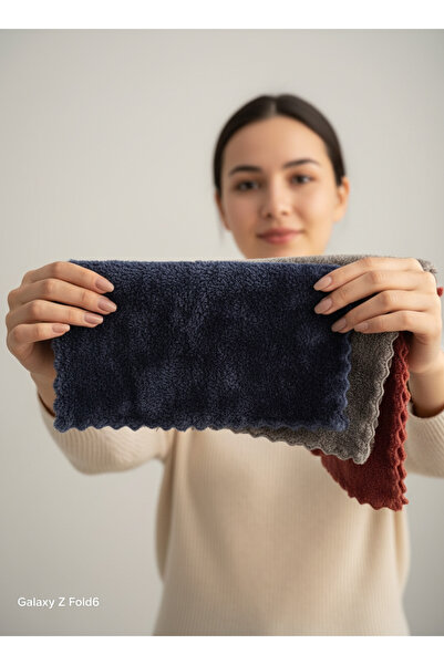 Hagen 3Pcs Extra Soft 40X30Cm Microfiber Kitchen Cleaning Cloth Stain Resistant 10 Times More Absorbent