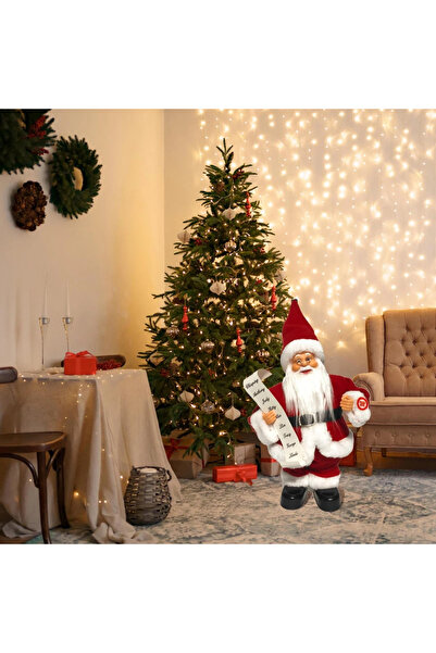 HOFF Dancing Santa Claus Figurine 30 cm – Musical, Batteries