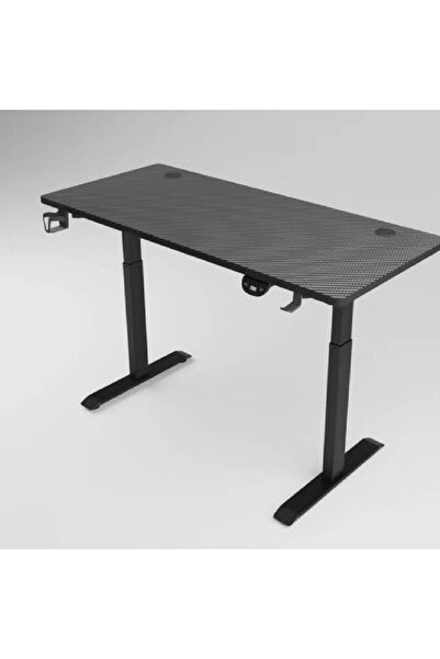 NKX Multifunctional Adjustable Height Gaming Desk with Remote, Handle Rack, C...