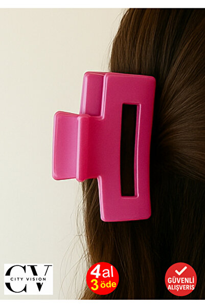 cityvision Agrafă de păr model televizor de culoare roz închis 11 cm - elegantă și durabilă