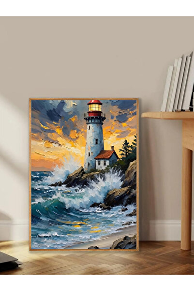 Tuba Decor Tablo dintr-o singură bucată cu rame din lemn pentru sufragerie, sufragerie, bucătărie