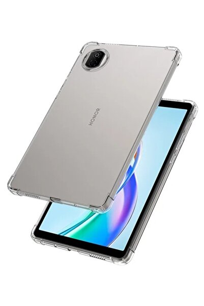 TEKNETSTORE Honor Pad X7 8.7 Inch Case Transparent Corner Protection Crystal Clear Silicone Back Cover