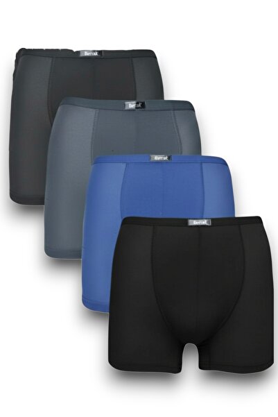 Fanilam Bărbați material elastic Modal boxeri Pachet de 4 – Țesătură moale și...