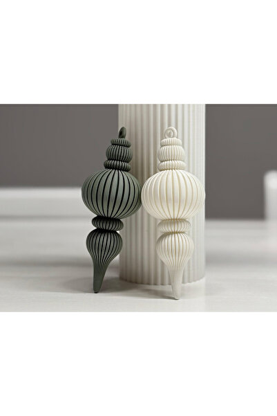 SZD Design Set of 3 Stylish Christmas Tree Ornaments