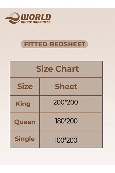 Eworld Queen Size Striped Microfiber Fitted Bedsheet, Deep Pocket, Breathable & Washable