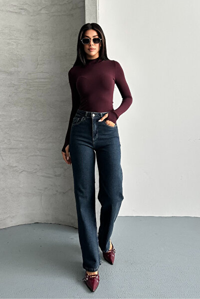 macharel jeans D91 Kadın Jean Palazzo Pantolon