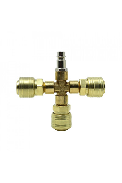 Maxrom Splitter cu patru cai cu cuplaje rapide pentru compresor de aer B-AC0041