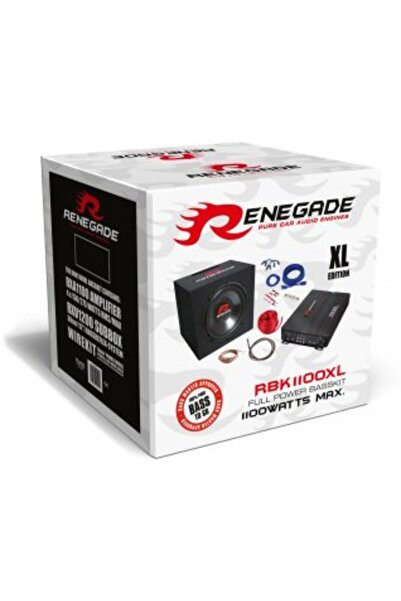 Renegade RBK1100XL subwoofer auto si amplificator auto, set