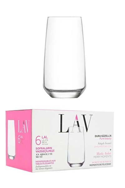 Miko Home & Garden Soft Drink Glass Code Lal376 6 Pieces