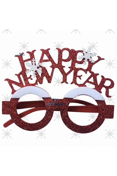 parti sürprizi Ochelari roșii cu fulgi de nea pentru petrecerea de Anul Nou 1...