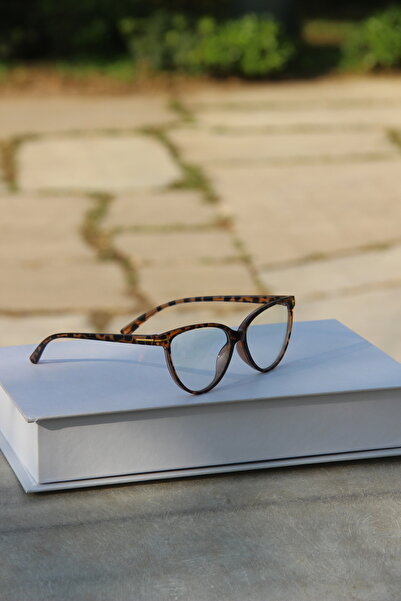 Mucemi Leopard Cat Eye Frame Women's Blue Light Protection Glasses