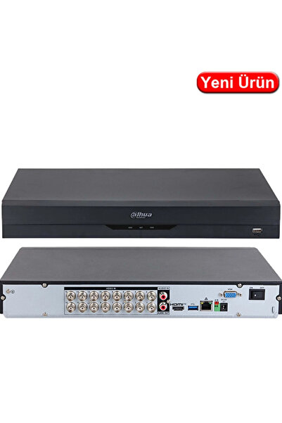 DAHUA Xvr5216an-5m-ı3, 16 Kanal, 5mpix H265+, 2 Hdd, 5in1 Dvr Cihazı