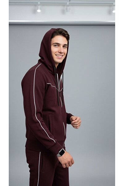 Plus Scorpion Men’s Hooded Zip-Up Tracksuit – Sport & Casual Full Set