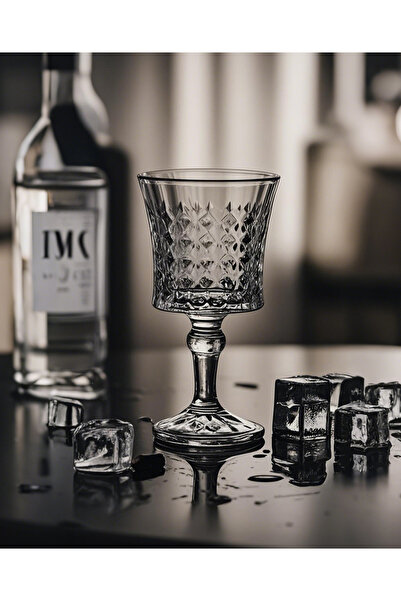 gkzglass home dekor Orkide Glass Crystal Coffee Side Water Glass Presentation Set Set of 6