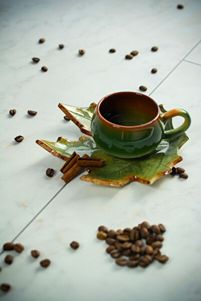 Narçiçeği Takı ve Hediyelik Eşya Çınar ve Defne Yaprak Figürlü El Yapımı Çay ...