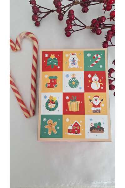 SOUL BY A&B 12Pcs Christmas Box Advent Calendar New Year Gift Jewelry Box