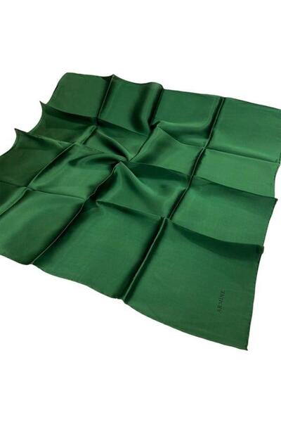 Armine Eșarfă simplă din mătase - 1433 Emerald Sura