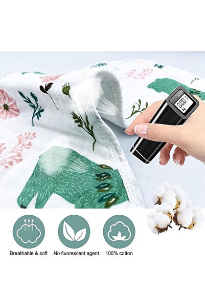 Generic 2 Pack Muslin Baby Burp Cloths Large Cotton Burping Cloths & Bibs Set