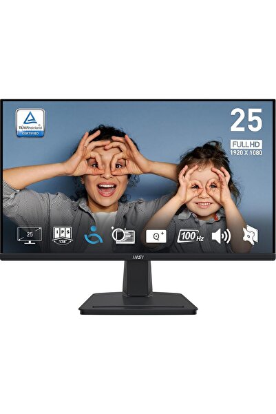 MSI Pro MP251 24.5" IPS FHD 1920x1080 100Hz Eye-Care Monitor, 4ms, HDMI/DisplayPort, Tilt