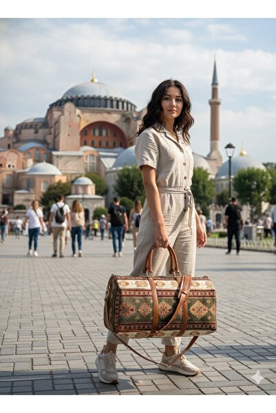 şengüler çanta Dokuma Etnik Desen El ve Omuz Valiz