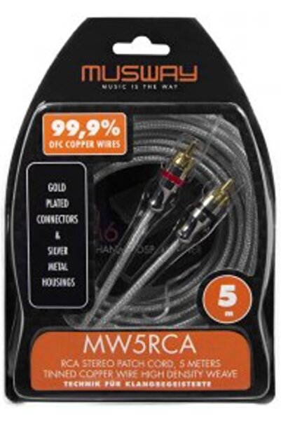 musway MW5RCA cablu RCA stereo, 1 bucata