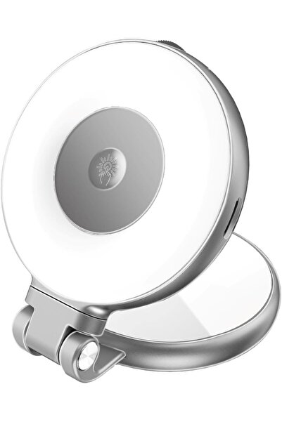 Promate مصباح MagHalo-Pro LED فائق النحافة لصور السيلفي MagSafe — 3 أوضاع، سط...