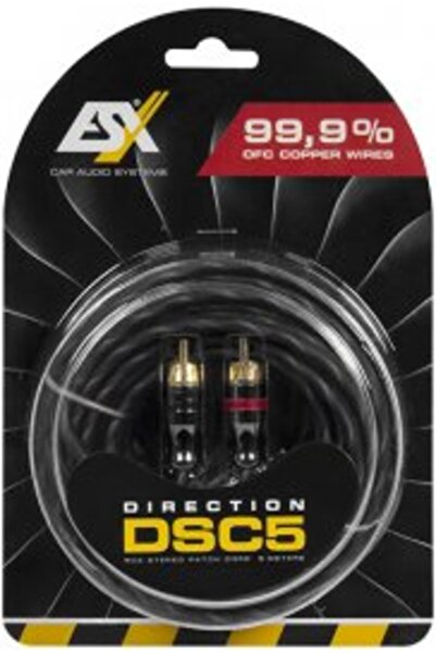 Esx DSC5 stereo RCA cable, 1 piece