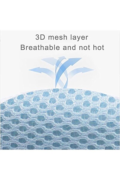 CW Baby Safety Helmet Adjustable Cotton Infant Head Protector (Blue Football) -