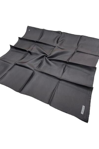 Armine Eșarfă din mătase simplă - 101 Twill antracit