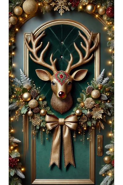 PROMISEBACKDROP2 190X75Cm Elastic Door Decoration, Fabric Door Dressing, Christmas Decor, New Year, School Event Door Decoration