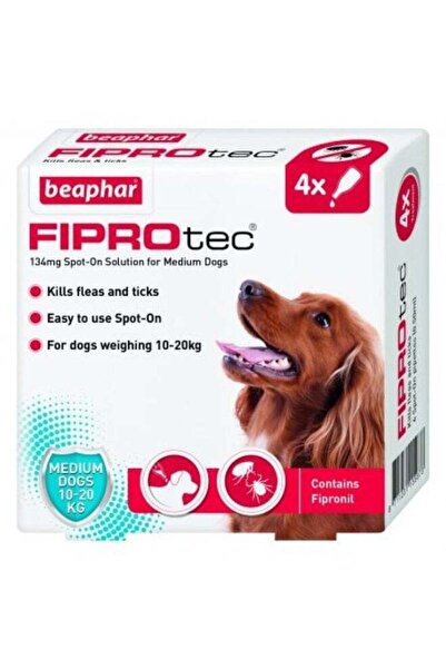Beaphar FIPROtec for Medium Dog 4 Pipettes
