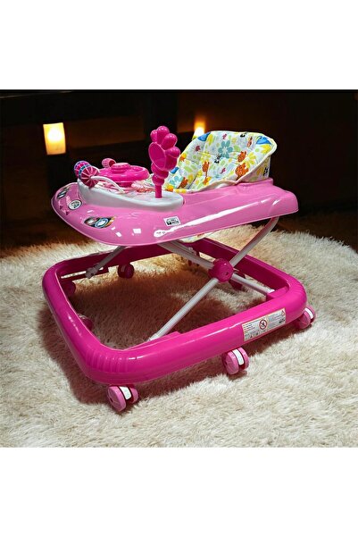 POZART LÜKS Bebek Yürüteç 8tekerli Direksiyonlu Şıngırdaklı