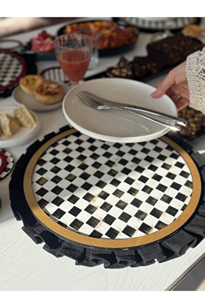 Maison Avf Premium Mackenzie Dama Pattern Gold Supla