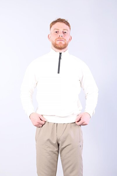 Mckanzie 5485 Stand Collar Half Zipper Sweat