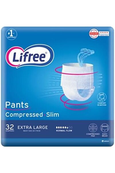 Lifree حفاضات سليم كولوت للكبار، مقاس XL، عبوة ضخمة، 32 قطعة