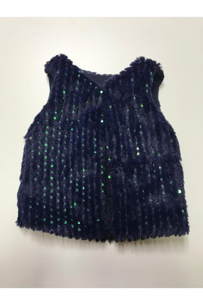 Baby Slon Kids Clup Kışlık astarlı kız çocuk pelüş yelek