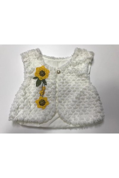Baby Slon Kids Clup Kışlık astarlı kız çocuk pelüş yelek