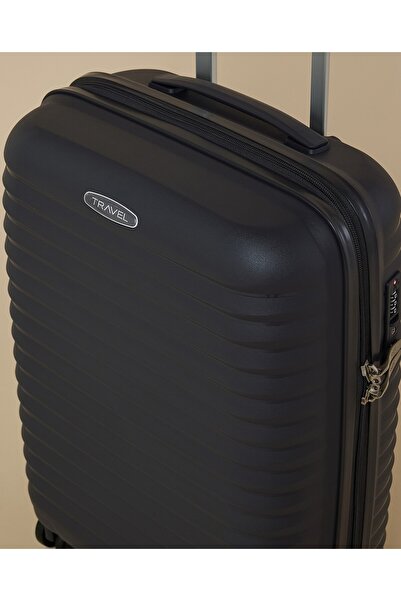 R&B Grey Women's Textured Trolley Bag