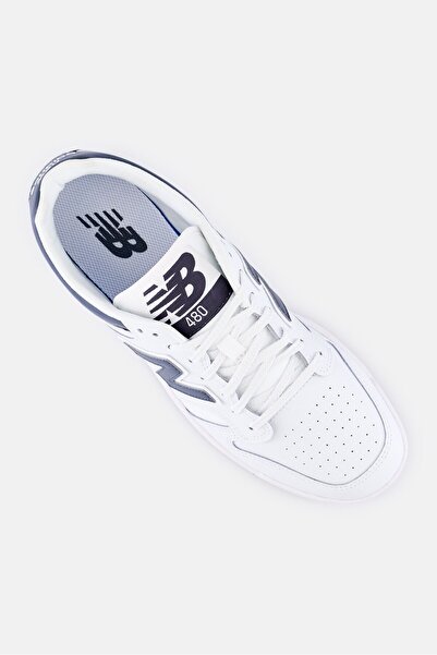 New Balance Men BB480LWE Lace Up Outdoor Shoes, White