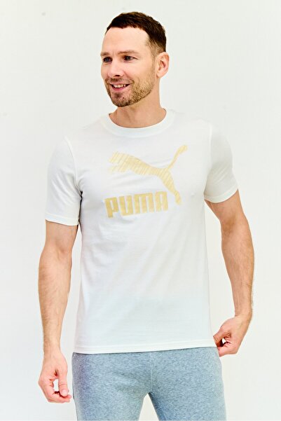 Puma Men Sportswear Fit Short Sleeves Outdoor T-Shirt, White