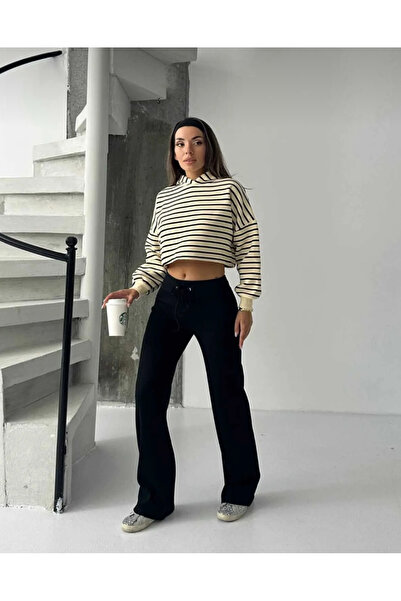 buğrahayalin Women's Modern Black Pants