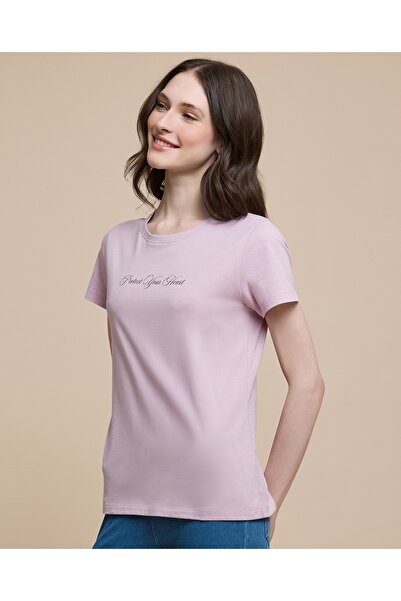 R&B Printed T-Shirt With Crew Neck And Short Sleeves