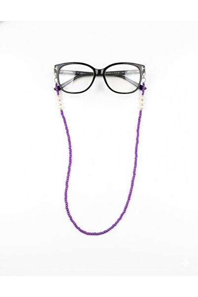 optiPoint حبل نظارات من الخرز الأرجواني